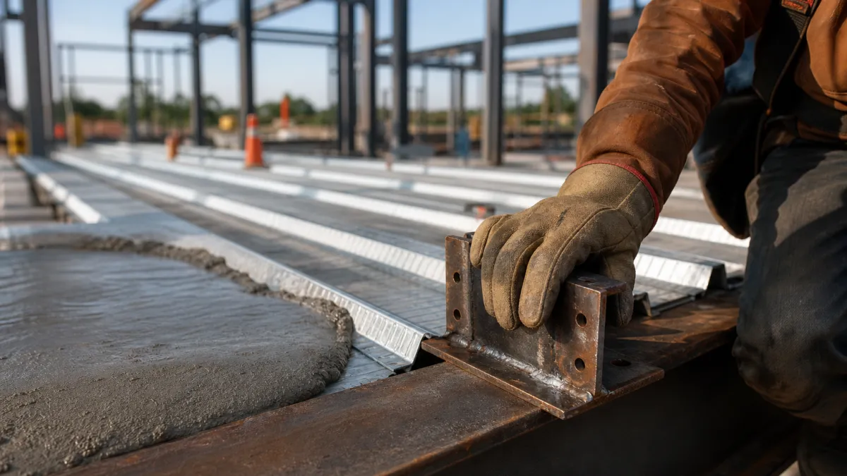 Plancher collaborant sur structure métallique : le guide